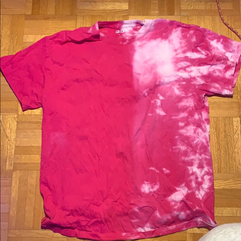 Split Dye T-Shirt- Pink